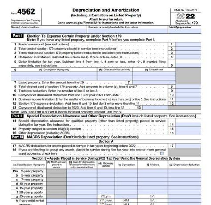 Do I have to file Form 4562 every year?