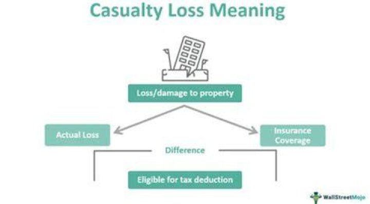 How do I report a casualty loss?