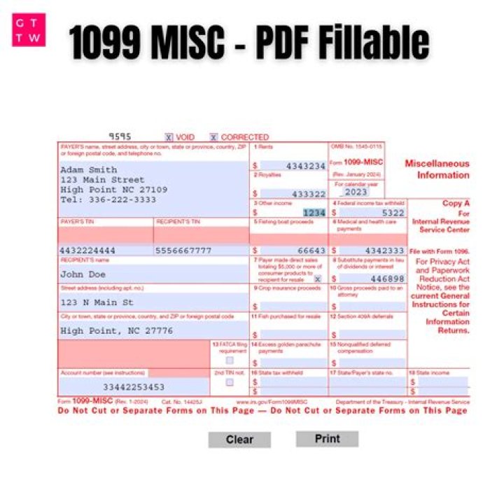 How do I void a 1099-MISC?