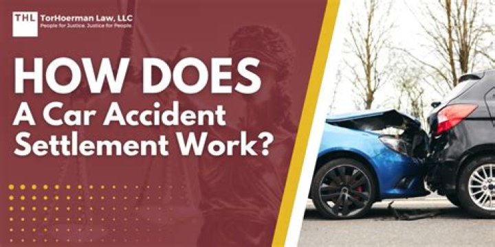 How does a car settlement work?