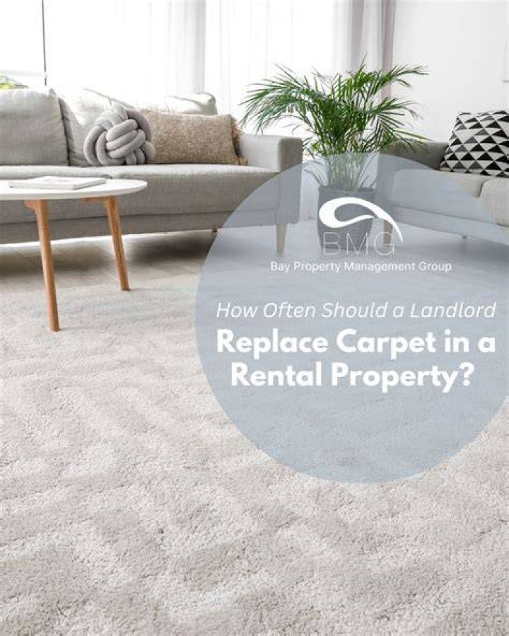 How often should landlords replace carpets?
