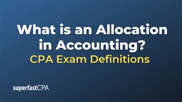 What is an allocation question?